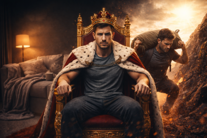 Comfort and struggle in contrast