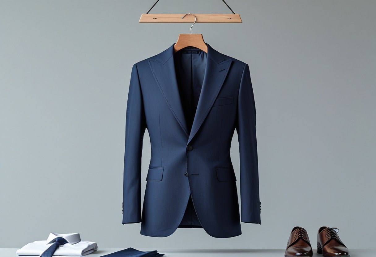A navy blazer a true Modern Men’s Style Essentials