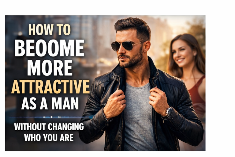 become more attractive as a man