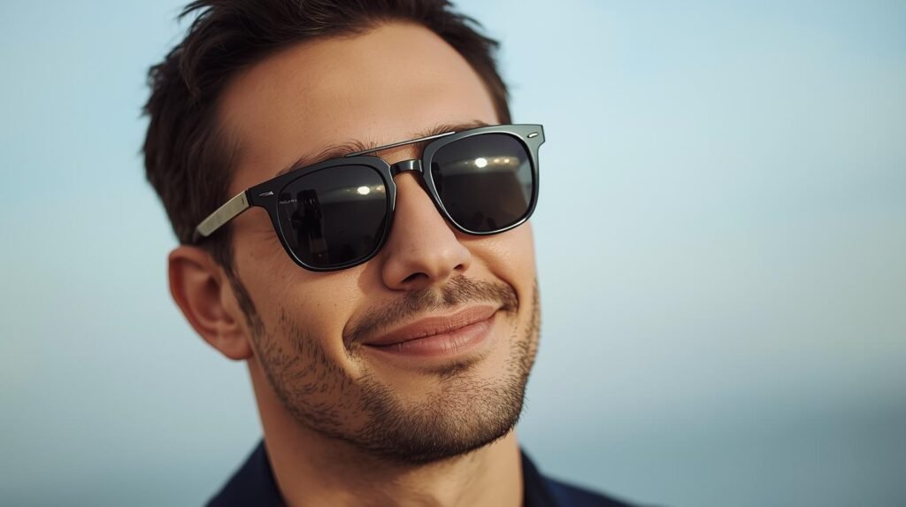 guy wearing cool sunglasses